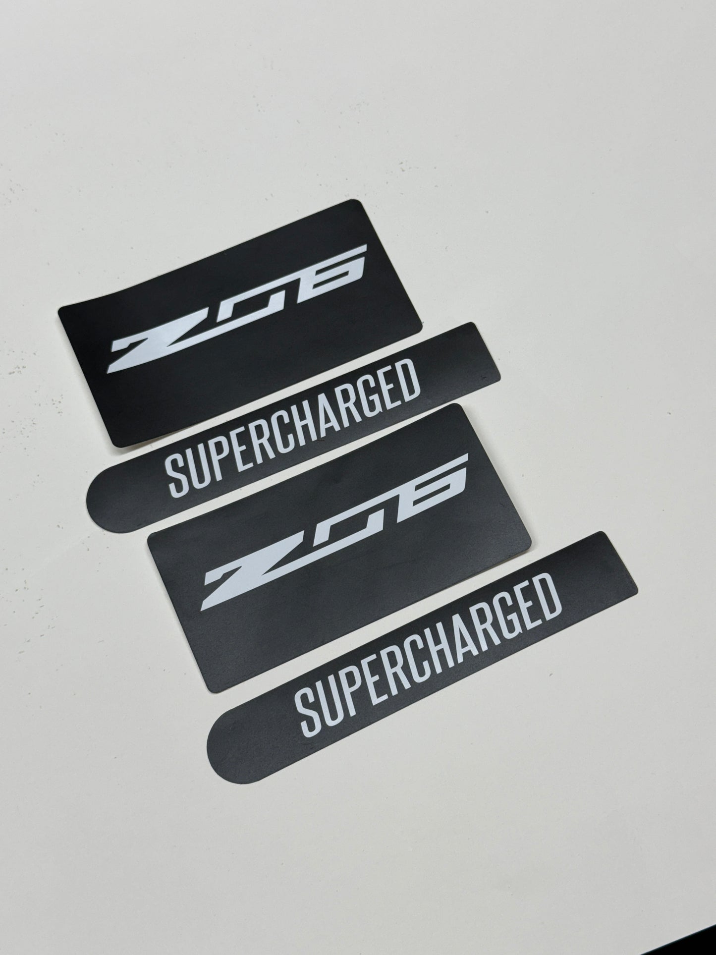 C8 Corvette Visor Warning Label Covers