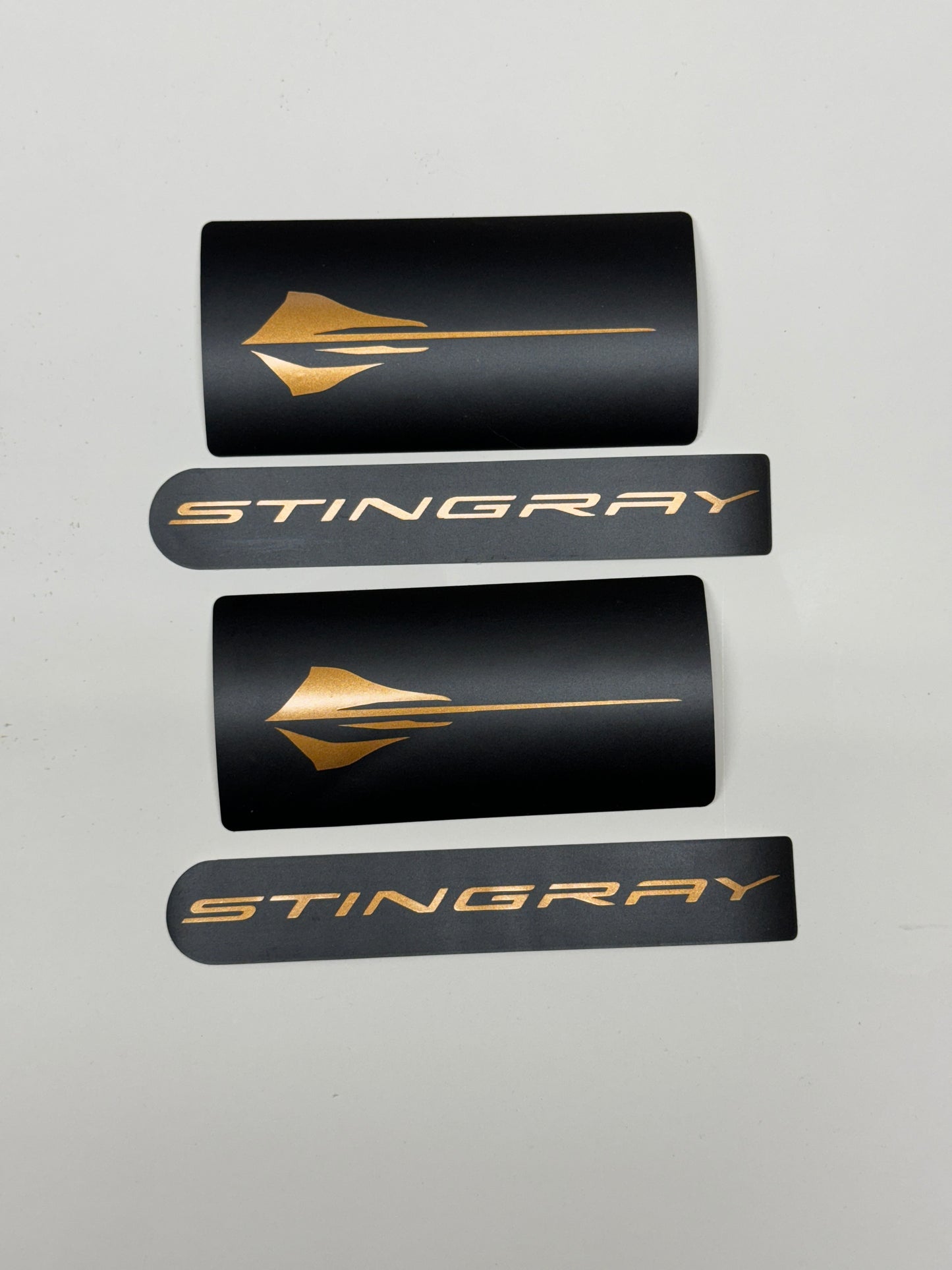 C8 Corvette Visor Warning Label Covers