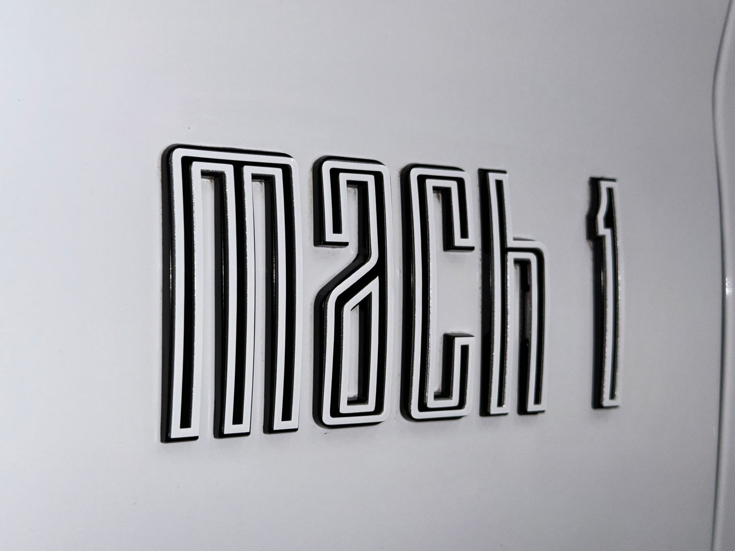 Mach 1 Side Fender Badge Overlays