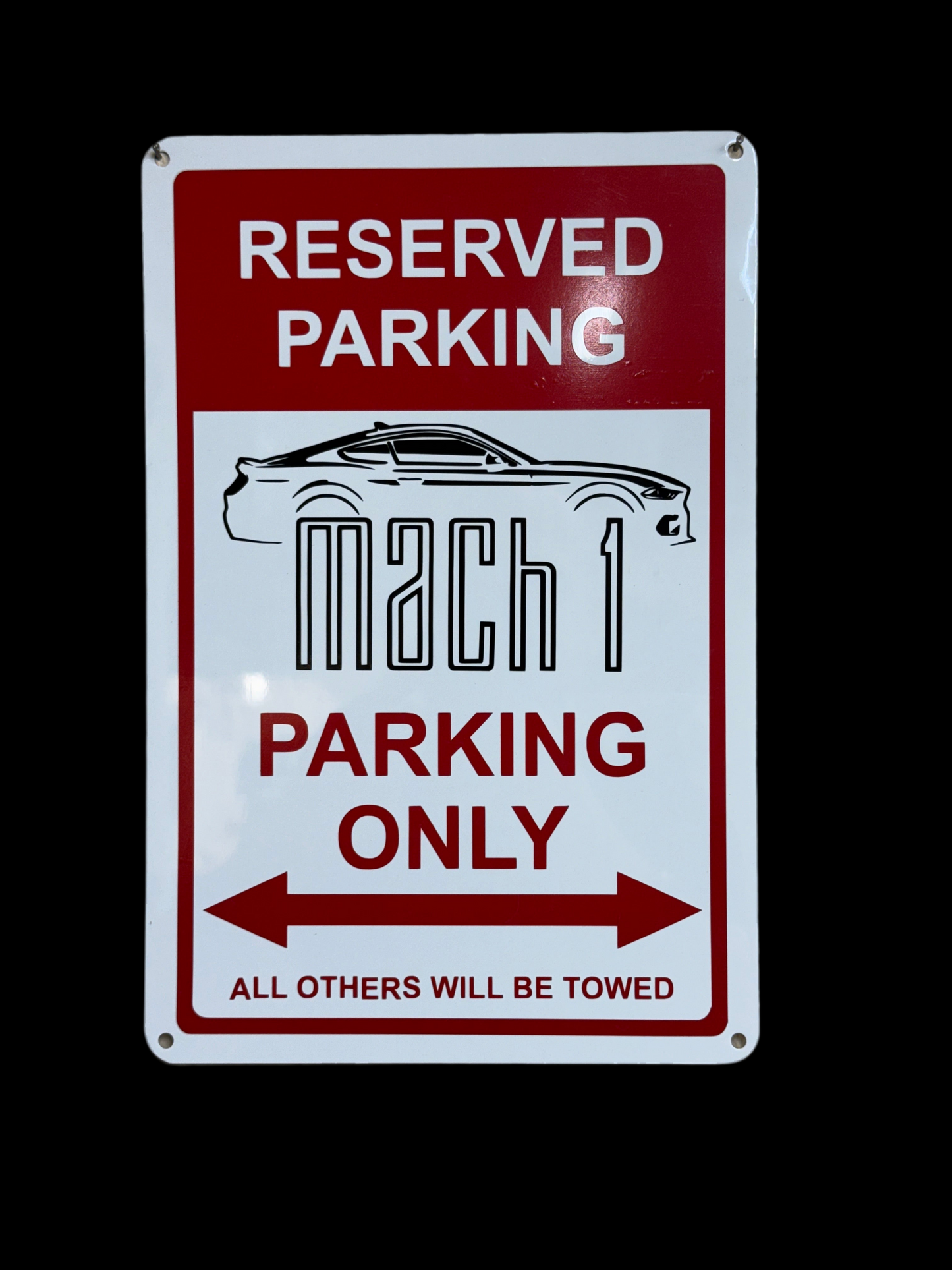 Reserved Parking Sign
