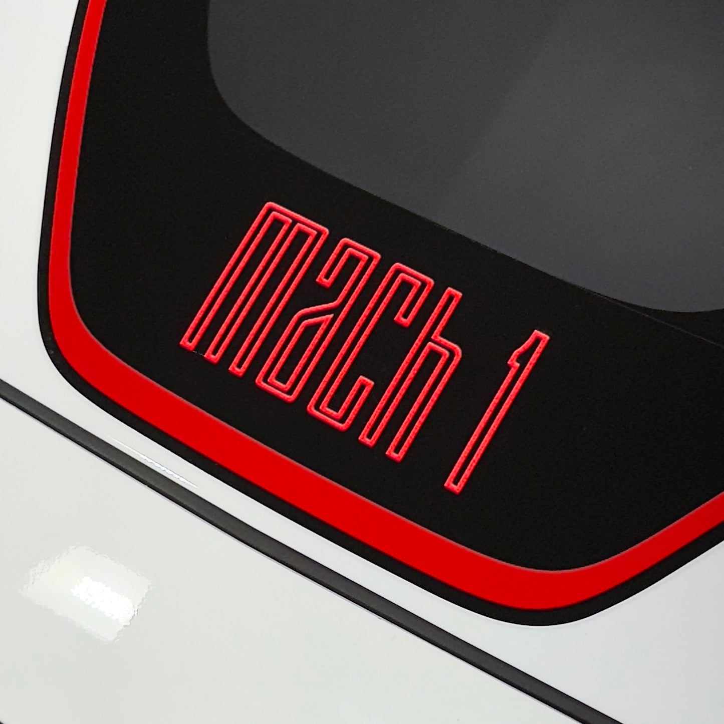 Mach 1 Hood Decal Overlay