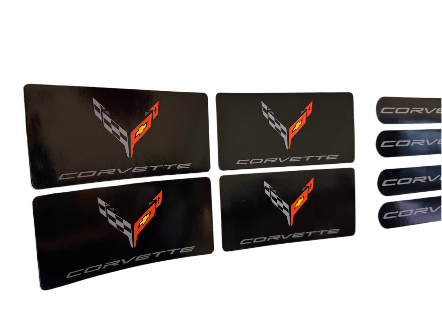 C8 Corvette Visor Warning Label Covers