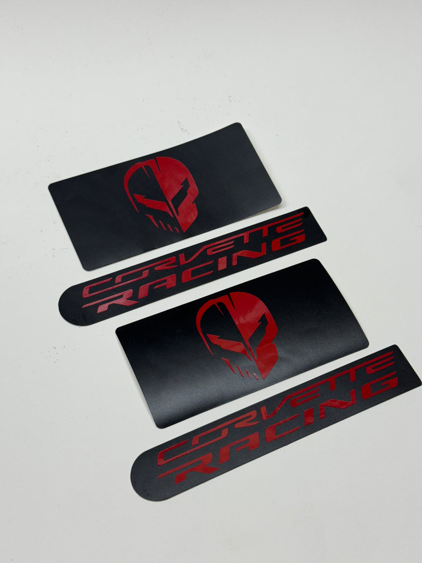 C8 Corvette Visor Warning Label Covers