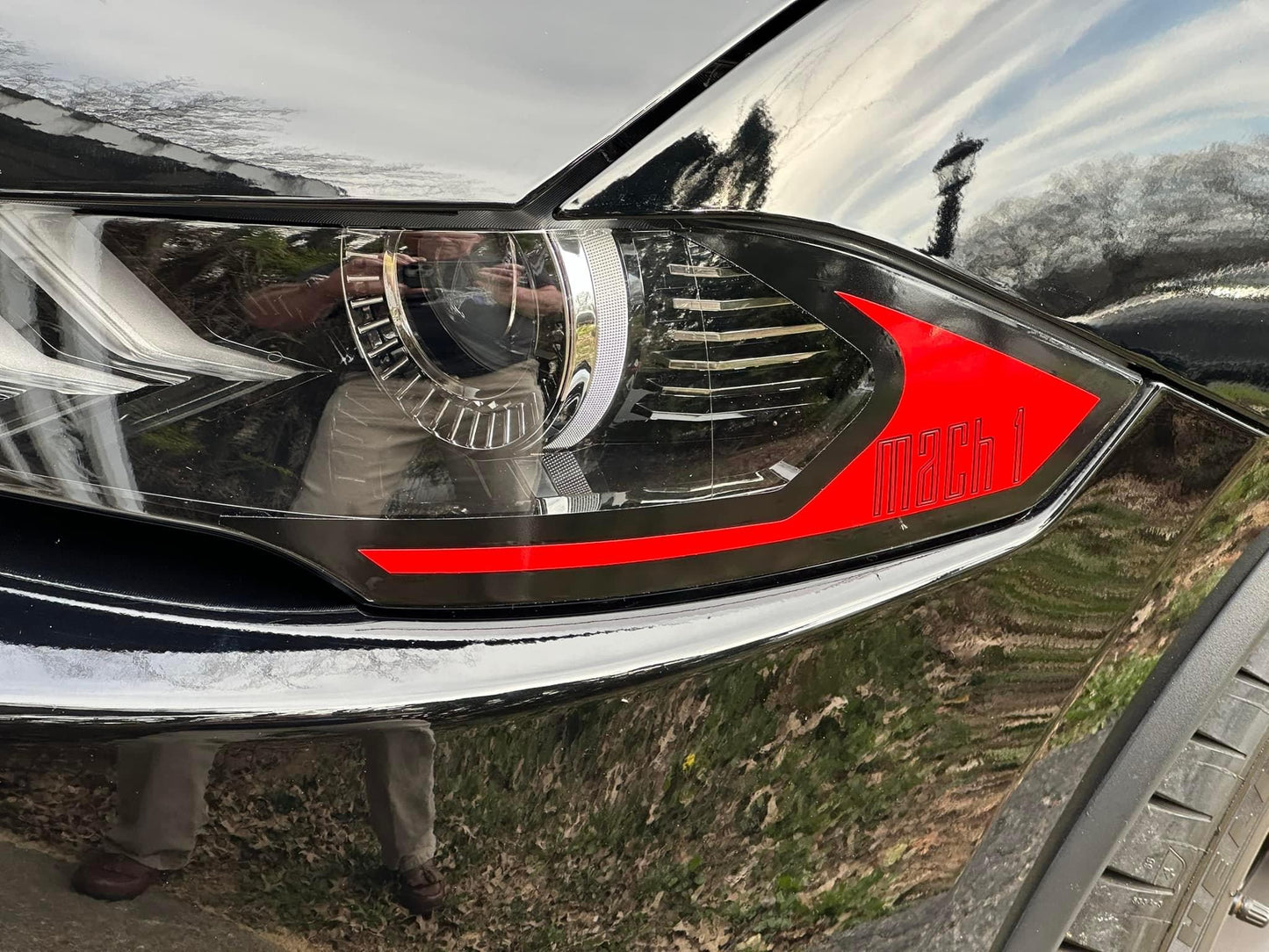 Reflective Headlight Side Marker Overlay