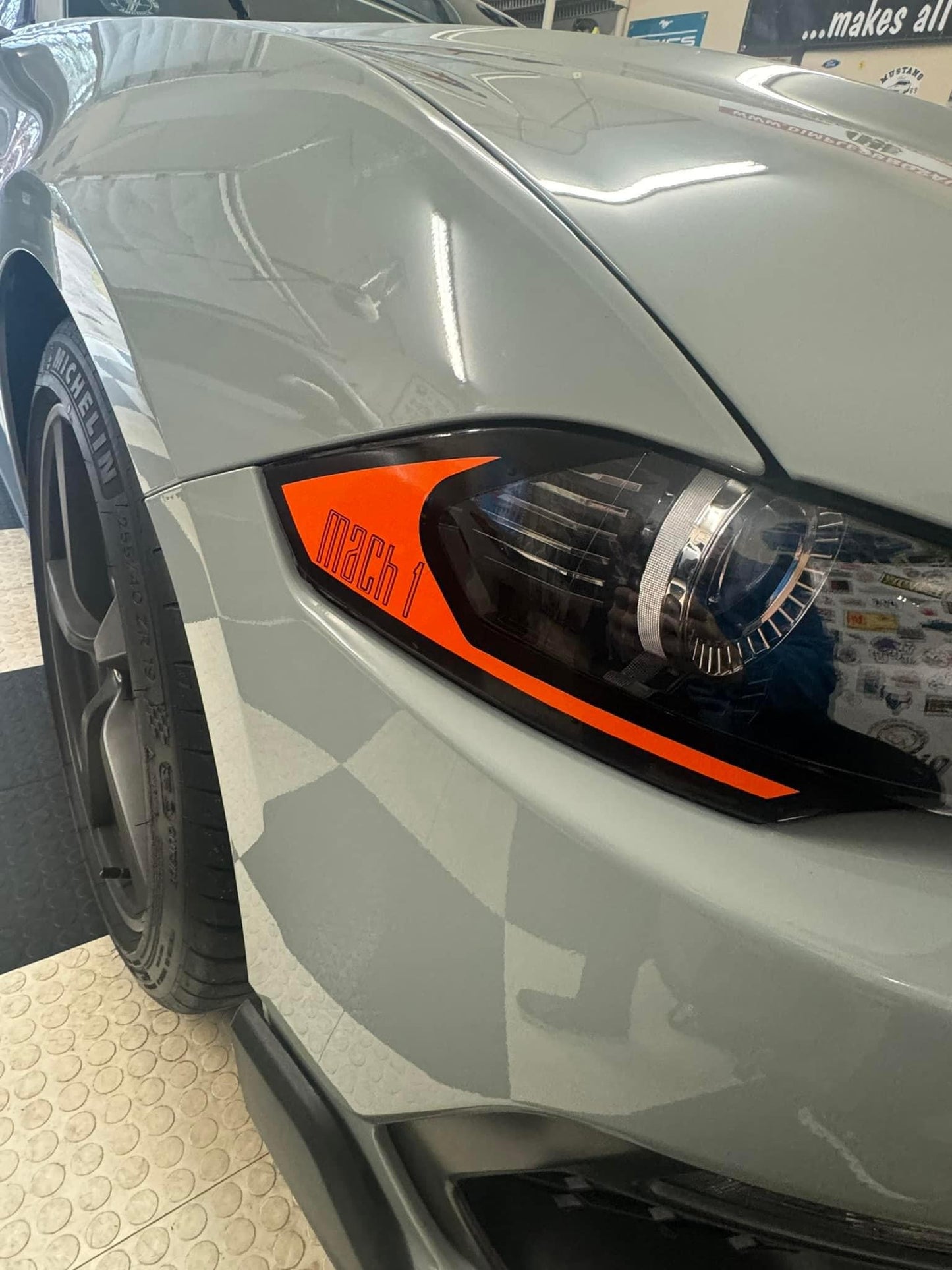 Reflective Headlight Side Marker Overlay