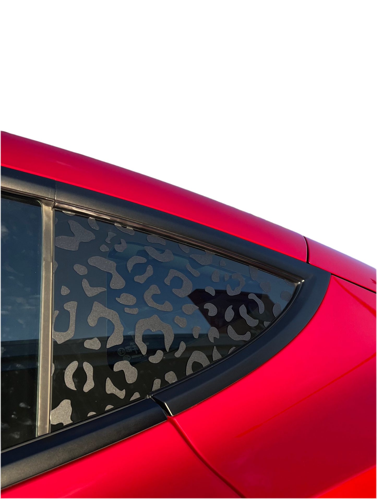 Tesla Model 3 Quarter Panel Window Overlay