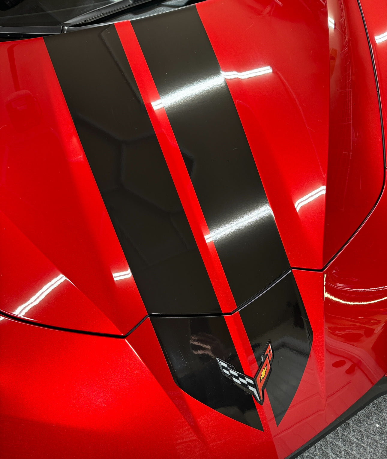 C8 2024 Style Racing Stripes