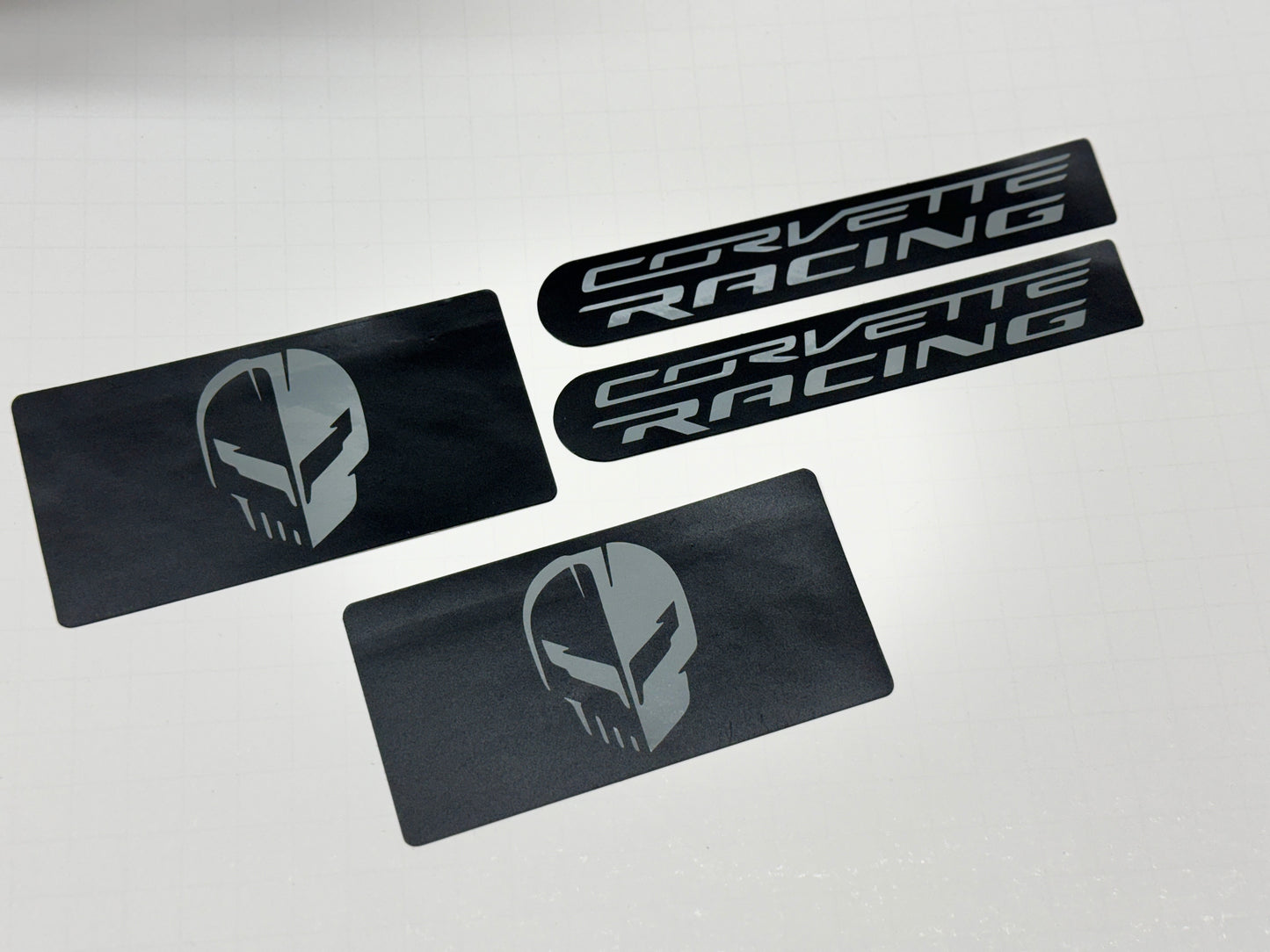 C8 Corvette Visor Warning Label Covers