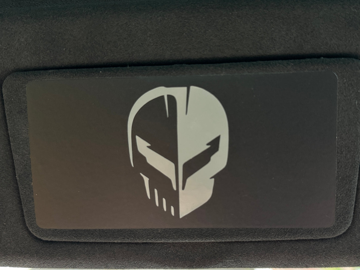 C8 Corvette Visor Warning Label Covers