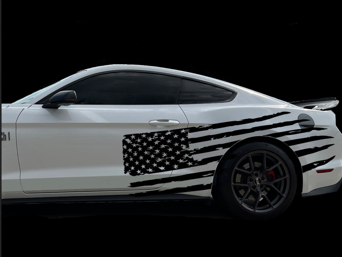 American Flag Large- Side