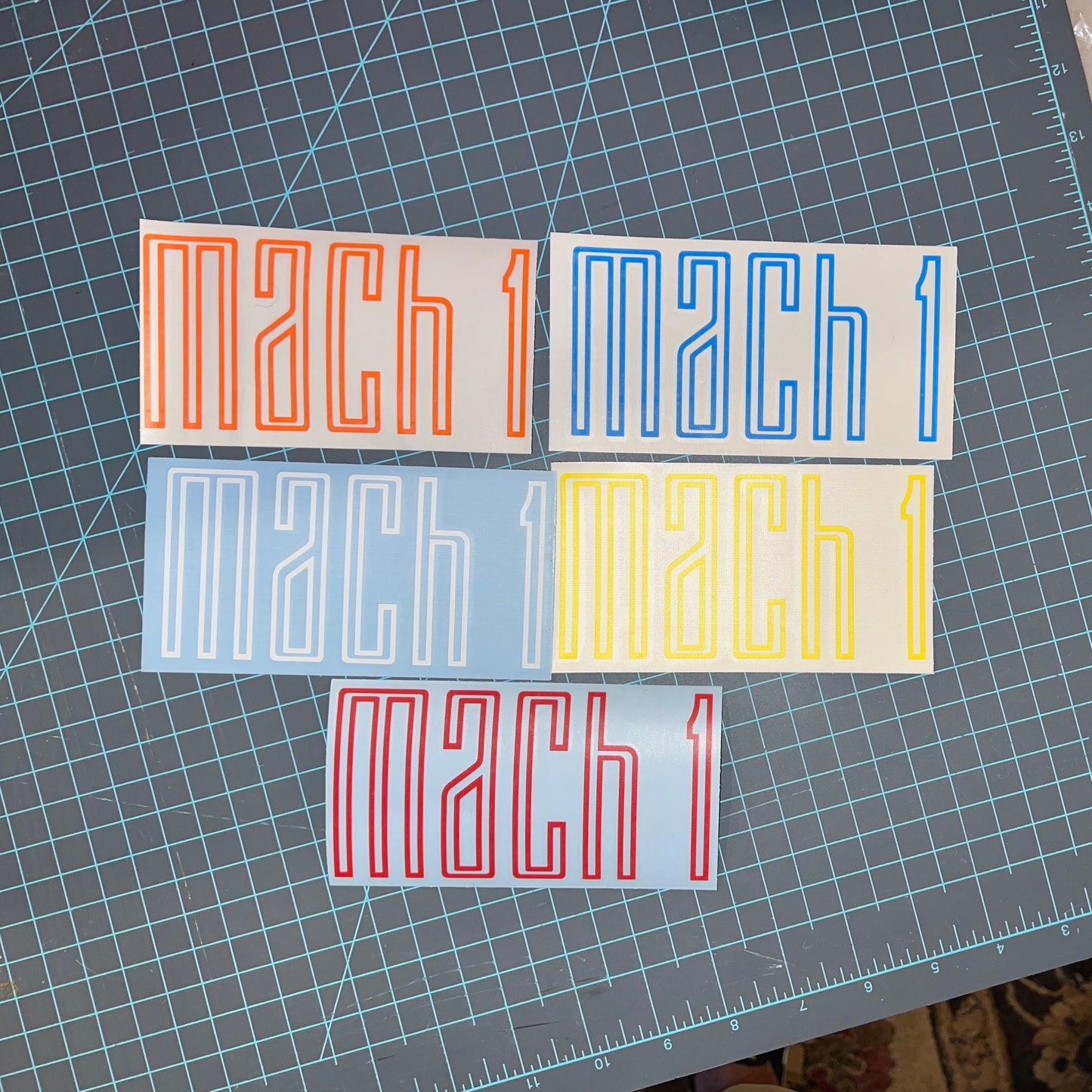 Mach 1 Hood Decal Overlay