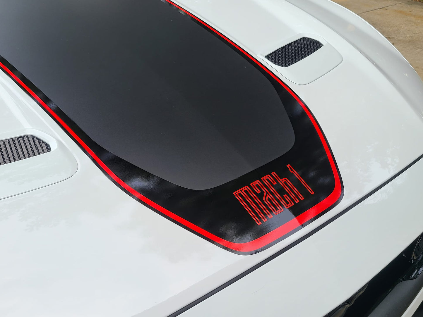 Mach 1 Hood Decal Overlay