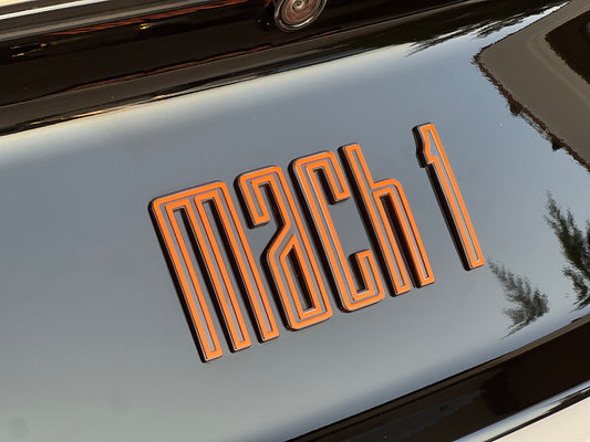 Mach 1 Rear Badge Overlay