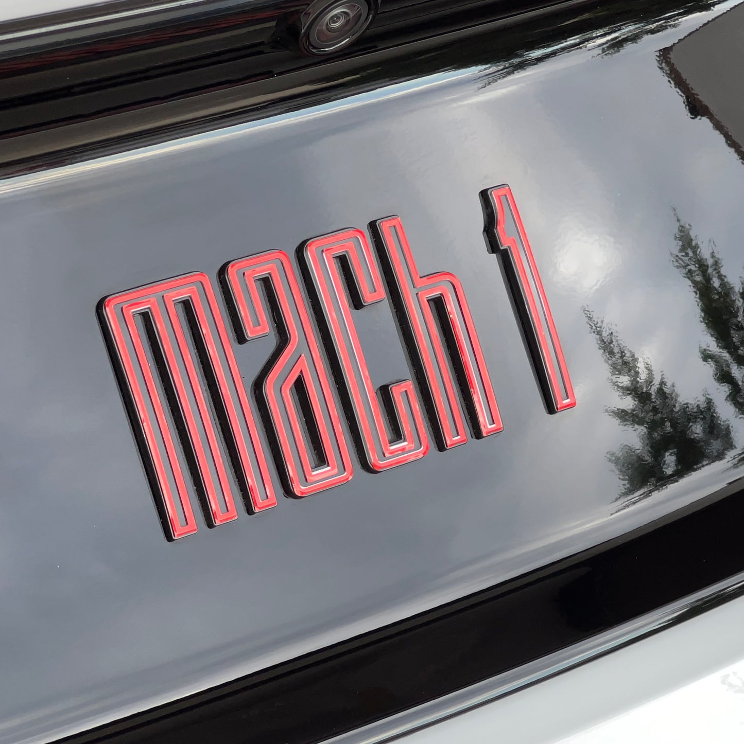 Mach 1 Rear Badge Overlay