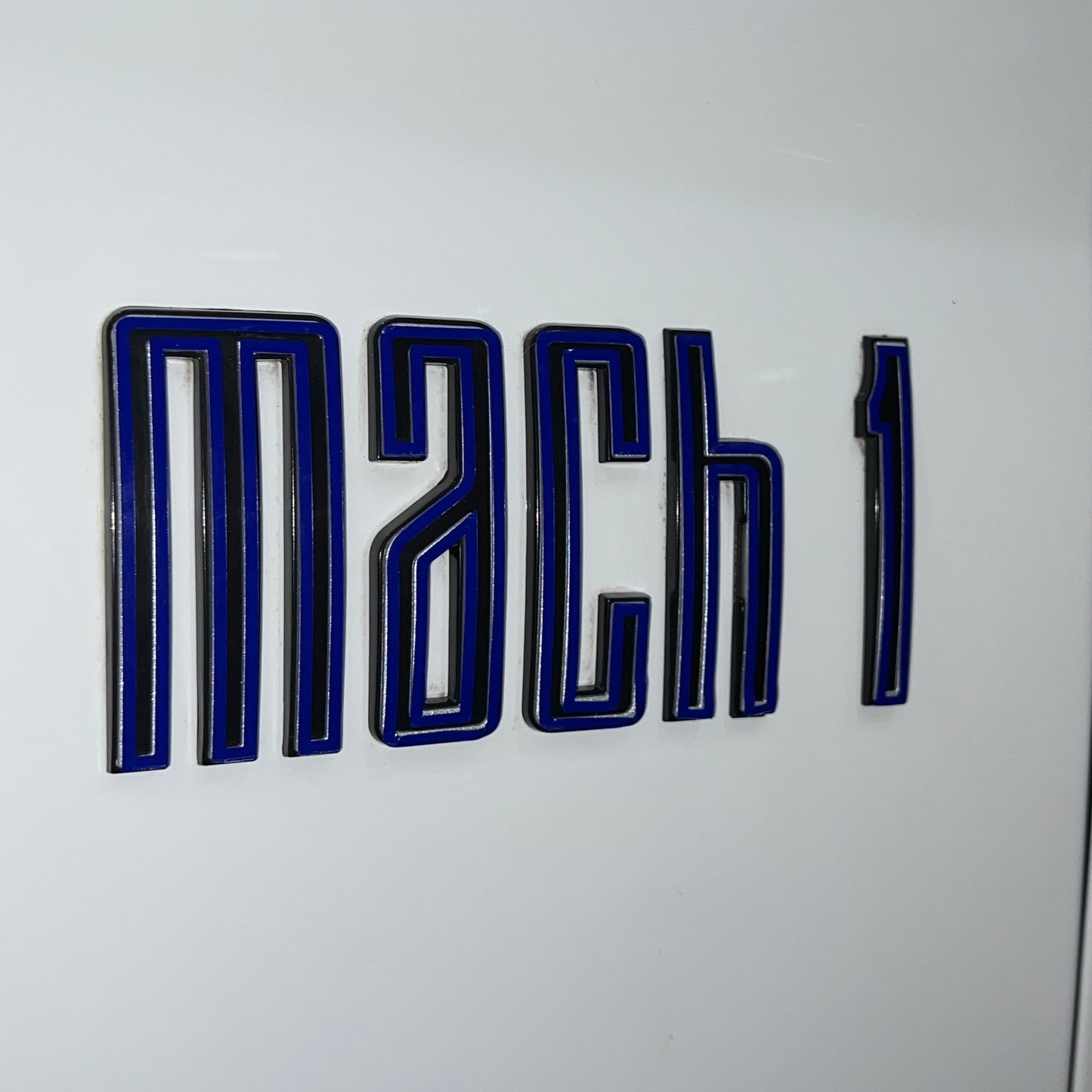 Mach 1 Side Fender Badge Overlays