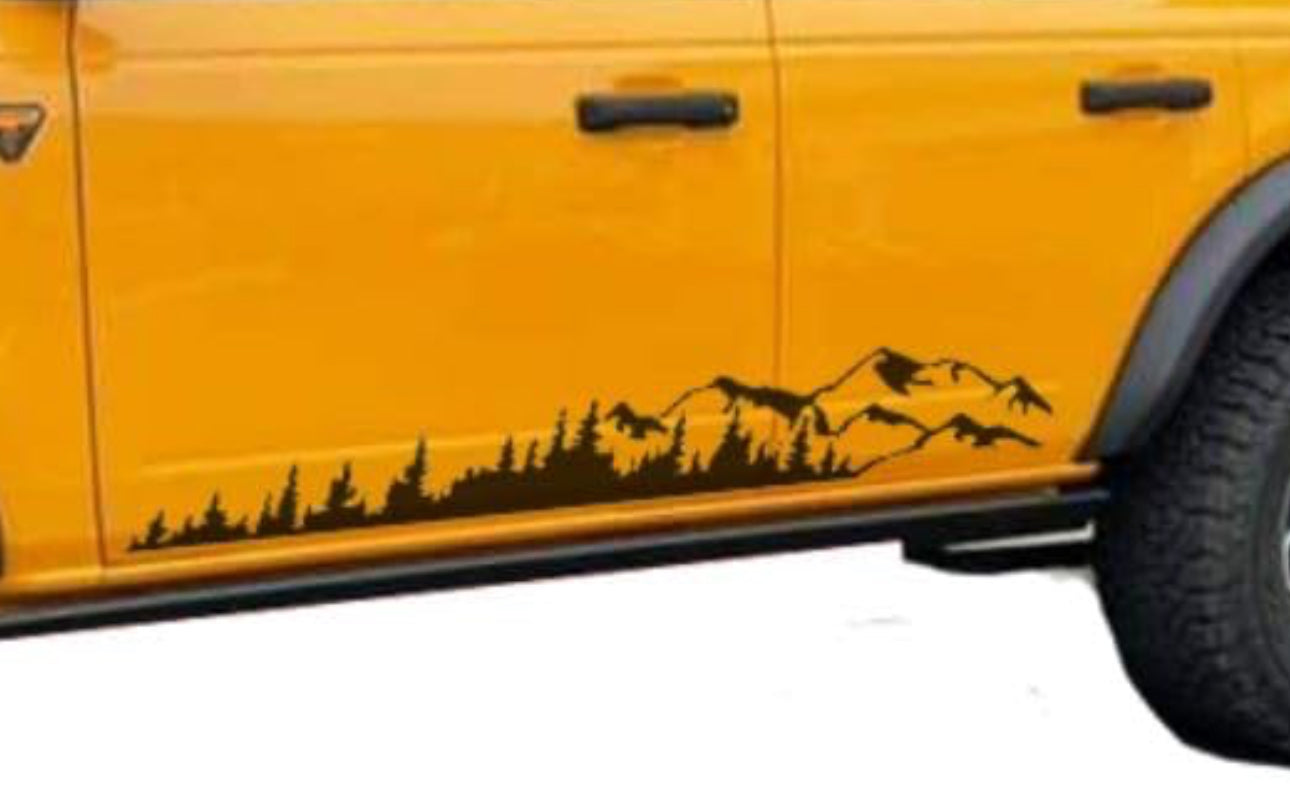 Ford Bronco Side Door Overlays