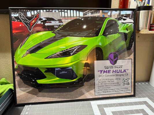 Custom Car Show Poster 18x24