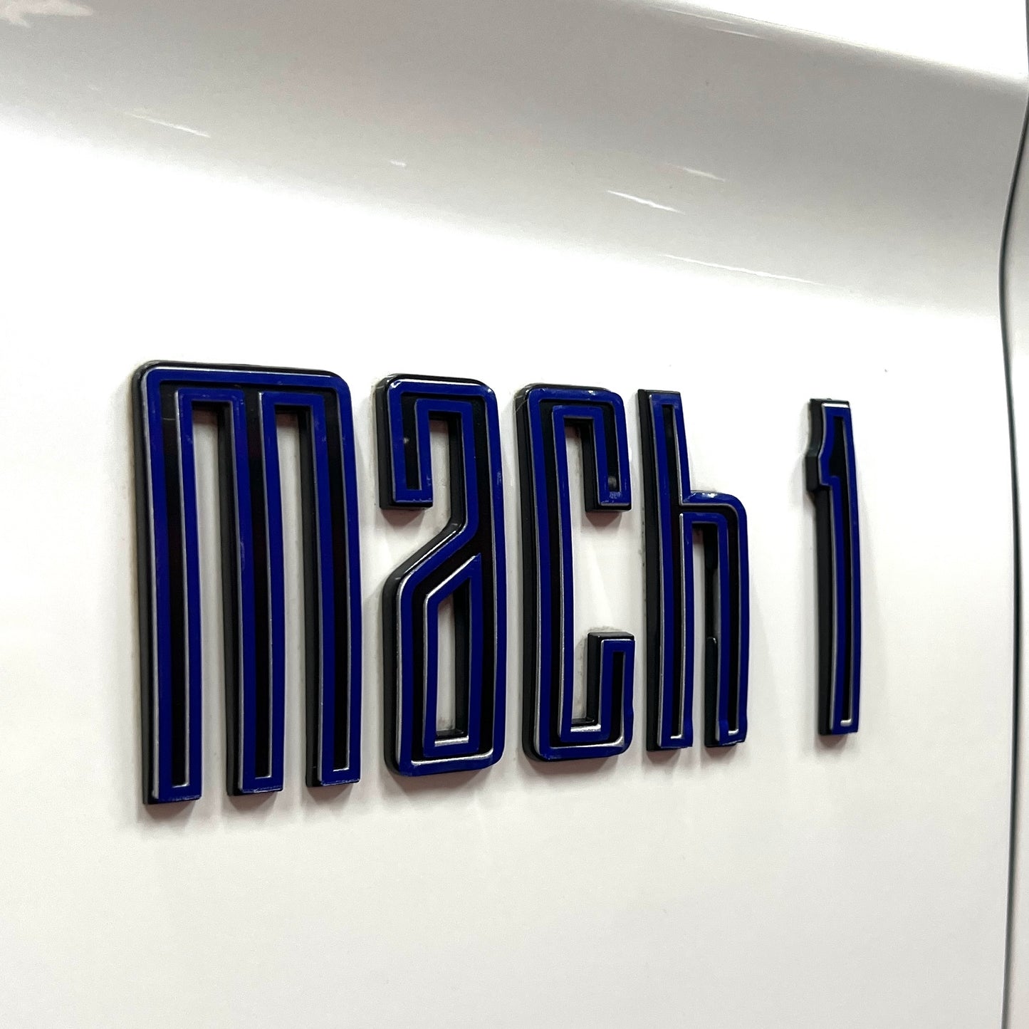 Mach 1 Side Fender Badge Overlays