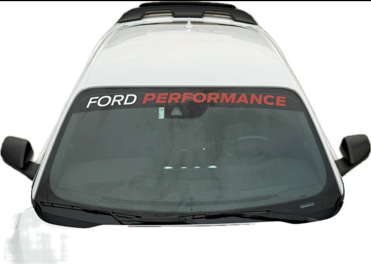 Ford Performance Windshield Banner