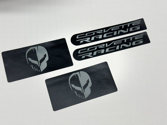 C8 Corvette Visor Warning Label Covers