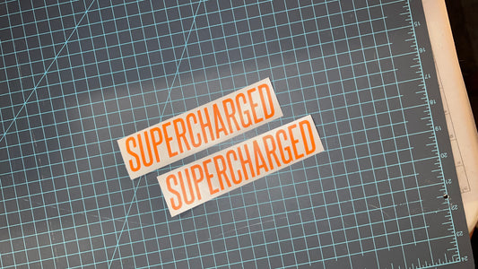 Supercharged decals