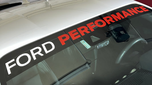 Ford Performance Windshield Banner